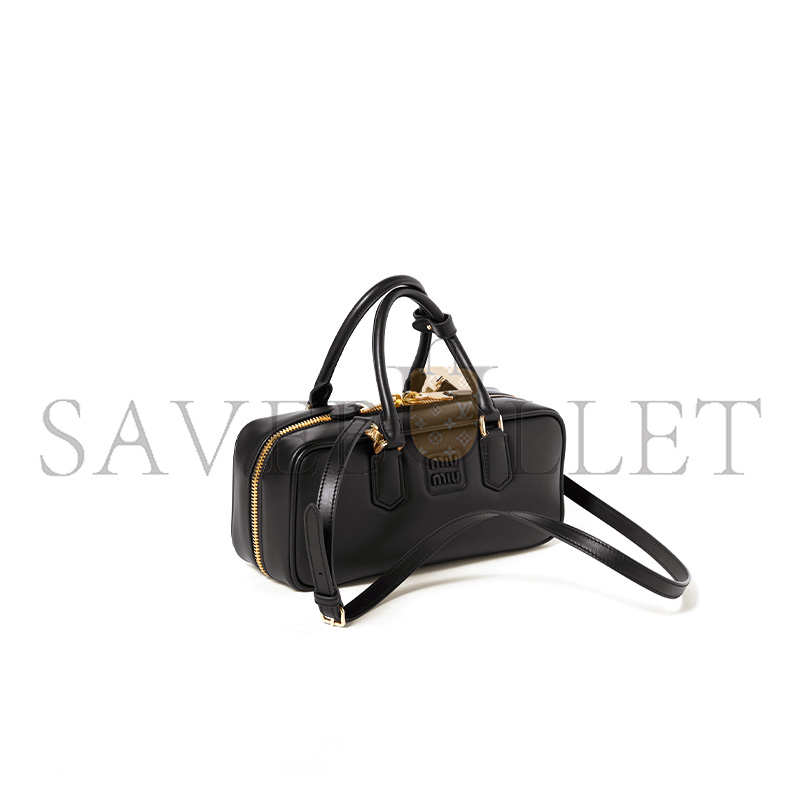 MIU MIU ARCADIE LEATHER HANDBAG 5BB148 (27*12*9cm) MIU MIU ARCADIE LEATHER HANDBAG 5BB148 (27*12*9cm)